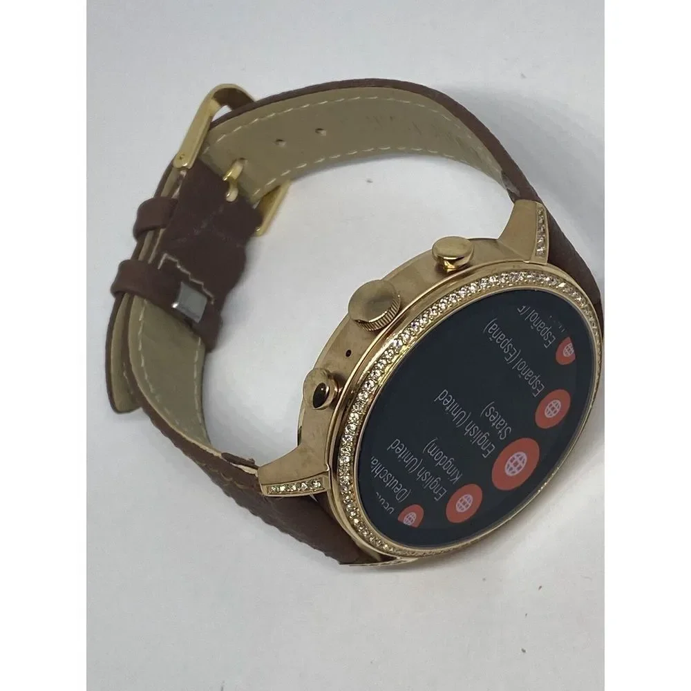 Fossil Gen 4 Authentic Digital Dial Smart Watch Custom Band FTW6011 AB450
